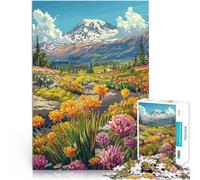 Jigsaw Puzzles 2000 Pieces for teenagers Mount Rainier Wildflowers Spielspielzeug Tolles Geschenk für Spiele70x100cm