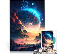 Jigsaw Puzzles 2000 Pieces for teenagers Twilight Cosmic Forest Hands-on-Spiel Wunschliste mit dem Weihnachtsmann70x100cm