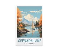 Jigsaw Puzzles 2000 Pieces Grenada Lake Mississippi Puzzle 2000 Pieces Wood Puzzle Adult Children'S Educational Toy Family Decompression Game 70x100cm