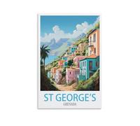 Jigsaw Puzzles 2000 Pieces，St George's Grenada，Puzzle 2000 Pieces, Relaxing and Challenging Gift for Adults, Teens, Seniors 100x70cm