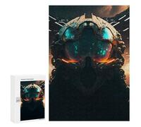 Jigsaw Puzzles 300 PCS Alien Helmet Pilots Teenagers Puzzles Relax Games Difficult Challenge Unique Birthday And Xmas Gifts 300 PCS