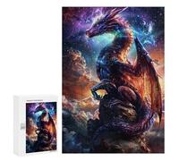 Jigsaw Puzzles 300 PCS Astral Dragons Dream Teenagers Puzzles Relax Games Difficult Challenge Unique Birthday And Xmas Gifts 300 PCS