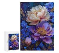 Jigsaw Puzzles 300 PCS Floral Fantasy Vibrant Blooms Jigsaw for Teenagers Improve Memory Difficult And Challenge Brainteaser Family Games 300 PCS