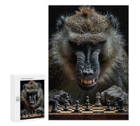 Jigsaw Puzzles 300 PCS for Adults Baboon Chess Teenagers Puzzles Hands-on Game Precision Cutting Help The Brain Exercise 300 PCS