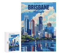 Jigsaw Puzzles 300 PCS for Adults Brisbane Australia Teenagers Puzzles Hands-on Game Precision Cutting Help The Brain Exercise 300 PCS