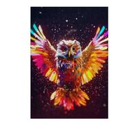 Jigsaw Puzzles 300 PCS for Adults Colorful Owl Artwork Adult Jigsaw Toy Wall Decor Difficult Challenge Great Gift for Gaming 300 PCS