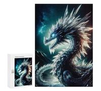 Jigsaw Puzzles 300 PCS for Adults Crystal Dragon Adult Jigsaw Puzzle Toy Wall Decor Analysis And Logic Challenging To Complete 300 PCS