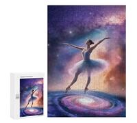 Jigsaw Puzzles 300 PCS for Adults Dancing in Galaxy Teenagers Puzzles Toy Wall Decor Perfect Decoration Challenging To Complete 300 PCS