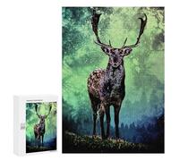 Jigsaw Puzzles 300 PCS for Adults Enchanted Forest Stag -2 Jigsaw for Adults Anti-Stress Toys A Work of Art Great Gift for Gaming 300 PCS