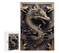 Jigsaw Puzzles 300 PCS for Adults Epic Ancient Dragon Puzzle for Adults Relax Games Hand Speed Race for Birthday, Chrismas 300 PCS