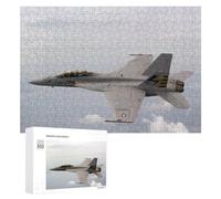 Jigsaw Puzzles 300 PCS for Adults FA18F Super Hornet Strike Puzzle for Adults Relax Games Hand Speed Race for Birthday, Chrismas 300 PCS