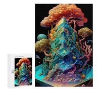 Jigsaw Puzzles 300 PCS for Adults Fantasy Crystal Tree Jigsaw for Adults Anti-Stress Toys A Work of Art Great Gift for Gaming 300 PCS