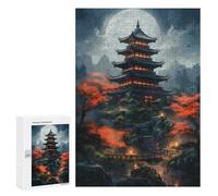 Jigsaw Puzzles 300 PCS for Adults Fantasy Moonlight Teenagers Puzzles Toy Wall Decor Perfect Decoration Challenging To Complete 300 PCS