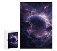 Jigsaw Puzzles 300 PCS for Adults Galactic Storms Cosmic Energy Display -2 Jigsaws for Adults Puzzle Family Activities Challenging To Complete Learning Educational Toys 300 PCS
