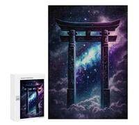 Jigsaw Puzzles 300 PCS for Adults Galactic Torii Gateway Jigsaw Puzzle Anti-Stress Toys For Family Fun Deal As Gifts for The Whole Family 300 PCS