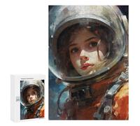 Jigsaw Puzzles 300 PCS for Adults Girl from Outer Space Teenagers Puzzles Toy Wall Decor Perfect Decoration Challenging To Complete 300 PCS