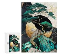 Jigsaw Puzzles 300 PCS for Adults Golden Bonsai Tree Summit Puzzles for Adults Fun Games Staycation Kill Time for Birthday, Chrismas 300 PCS