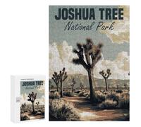 Jigsaw Puzzles 300 PCS for Adults Joshua Tree National Park Teenagers Puzzles Hands-on Game Precision Cutting Help The Brain Exercise 300 PCS