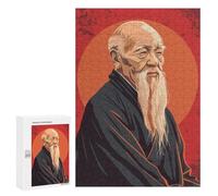Jigsaw Puzzles 300 PCS for Adults Lao Tzu Philosopher Adult Jigsaw Puzzle Toy Wall Decor Analysis And Logic Challenging To Complete 300 PCS