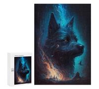 Jigsaw Puzzles 300 PCS for Adults Miniature Schnauzer Dog Puzzles for Adults Fun Games Staycation Kill Time for Birthday, Chrismas 300 PCS