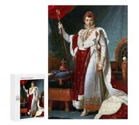 Jigsaw Puzzles 300 PCS for Adults Napoleon in Robes Adult Jigsaw Puzzle Toy Wall Decor Analysis And Logic Challenging To Complete 300 PCS