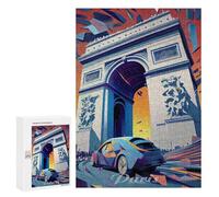 Jigsaw Puzzles 300 PCS for Adults Paris Arc De Triomphe 3 Teenagers Puzzles Toy Wall Decor Perfect Decoration Challenging To Complete 300 PCS