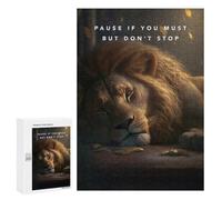 Jigsaw Puzzles 300 PCS for Adults Pause If You Must Teenagers Puzzles Toy Wall Decor Perfect Decoration Challenging To Complete 300 PCS