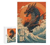 Jigsaw Puzzles 300 PCS for Adults Pop Culture Leviathan Teenagers Puzzles Hands-on Game Precision Cutting Help The Brain Exercise 300 PCS