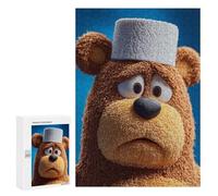 Jigsaw Puzzles 300 PCS for Adults Sad Cartoon Bear with White Hat Jigsaw Puzzle Anti-Stress Toys For Family Fun Deal As Gifts for The Whole Family 300 PCS
