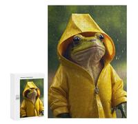 Jigsaw Puzzles 300 PCS for Adults Sad Frog Teenagers Puzzles Hands-on Game Precision Cutting Help The Brain Exercise 300 PCS