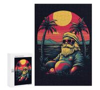 Jigsaw Puzzles 300 PCS for Adults SantaClaus Holiday Adult Jigsaw Puzzle Toy Wall Decor Analysis And Logic Challenging To Complete 300 PCS