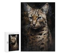 Jigsaw Puzzles 300 PCS for Adults Savannah Cat Darling Puzzles for Adults Fun Games Staycation Kill Time for Birthday, Chrismas 300 PCS