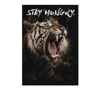 Jigsaw Puzzles 300 PCS for Adults Stay Hungry Tiger Jigsaws for Adults Hands-on Game Difficult Hard Gifts for Friends And Family 300 PCS