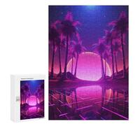 Jigsaw Puzzles 300 PCS for Adults Synthwave Euphoria Adult Jigsaw Puzzle Toy Wall Decor Analysis And Logic Challenging To Complete 300 PCS