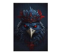 Jigsaw Puzzles 300 PCS for Adults The Crow King Adult Jigsaw Toy Wall Decor Difficult Challenge Great Gift for Gaming 300 PCS