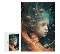 Jigsaw Puzzles 300 PCS for Adults Whimsical Fantasy Portrait -3 Teenagers Puzzles Toy Wall Decor Perfect Decoration Challenging To Complete 300 PCS