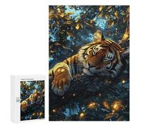Jigsaw Puzzles 300 PCS for Teenagers Amazon Rainforest Tiger Resting Jigsaw Puzzles for Adults Enhance Memory Parent-child Interaction Toy Intellectual Game 300 PCS