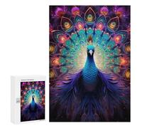 Jigsaw Puzzles 300 PCS for Teenagers Enchanted Peacock Artwork Jigsaws for Adults Puzzle Enhance Memory Educational Challenge Stress Reduction Gifts 300 PCS