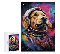 Jigsaw Puzzles 300 PCS for Teenagers Space Dog Adventure -84 Jigsaw Puzzles for Adults Enhance Memory Parent-child Interaction Toy Intellectual Game 300 PCS