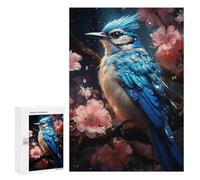Jigsaw Puzzles 300 PCS for Teenagerss Blue Jay Jigsaw for Adults Hands-on Game But Fun And Humorous for Birthday, Chrismas 300 PCS