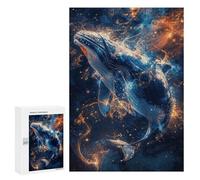 Jigsaw Puzzles 300 PCS for Teenagerss Cosmic Celestial Whale Jigsaw for Adults Hands-on Game But Fun And Humorous for Birthday, Chrismas 300 PCS