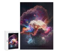 Jigsaw Puzzles 300 PCS for Teenagerss Cosmic Cloud Burst Jigsaw for Adults Hands-on Game But Fun And Humorous for Birthday, Chrismas 300 PCS