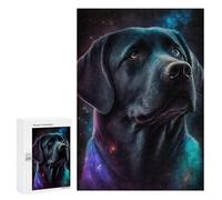 Jigsaw Puzzles 300 PCS for Teenagerss Cosmic Labrador Portrait-7 Puzzles for Adults Fun Games Difficult Hard Challenging To Complete 300 PCS