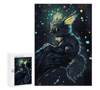Jigsaw Puzzles 300 PCS for Teenagerss Furry Creature in Night Sky Puzzles for Adults Fun Games Difficult Hard Challenging To Complete 300 PCS