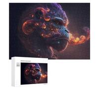 Jigsaw Puzzles 300 PCS for Teenagerss Galactic Gorilla Cosmic Artistry -1 Jigsaw Puzzle DIY Toys A Work of Art Deal As Gifts for The Whole Family 300 PCS