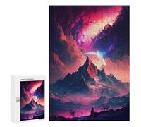 Jigsaw Puzzles 300 PCS for Teenagerss Galactic Mountain Majesty -1 Jigsaw for Adults Hands-on Game But Fun And Humorous for Birthday, Chrismas 300 PCS