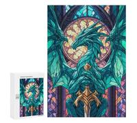 Jigsaw Puzzles 300 PCS for Teenagerss Guardian Dragon Jigsaw for Adults Hands-on Game But Fun And Humorous for Birthday, Chrismas 300 PCS