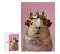 Jigsaw Puzzles 300 PCS for Teenagerss Hamster King Jigsaws for Adults Hands-on Game But Fun And Humorous Birthday Present, Gifts, 300 PCS