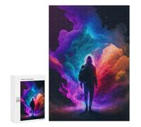 Jigsaw Puzzles 300 PCS for Teenagerss Journey Through Colorful Clouds Jigsaw for Adults Hands-on Game Wall Art Challenging To Complete 300 PCS