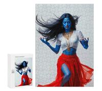 Jigsaw Puzzles 300 PCS for Teenagerss Kali Goddess Jigsaws for Adults Relax Games Precision Cutting Deal As Gifts for The Whole Family 300 PCS